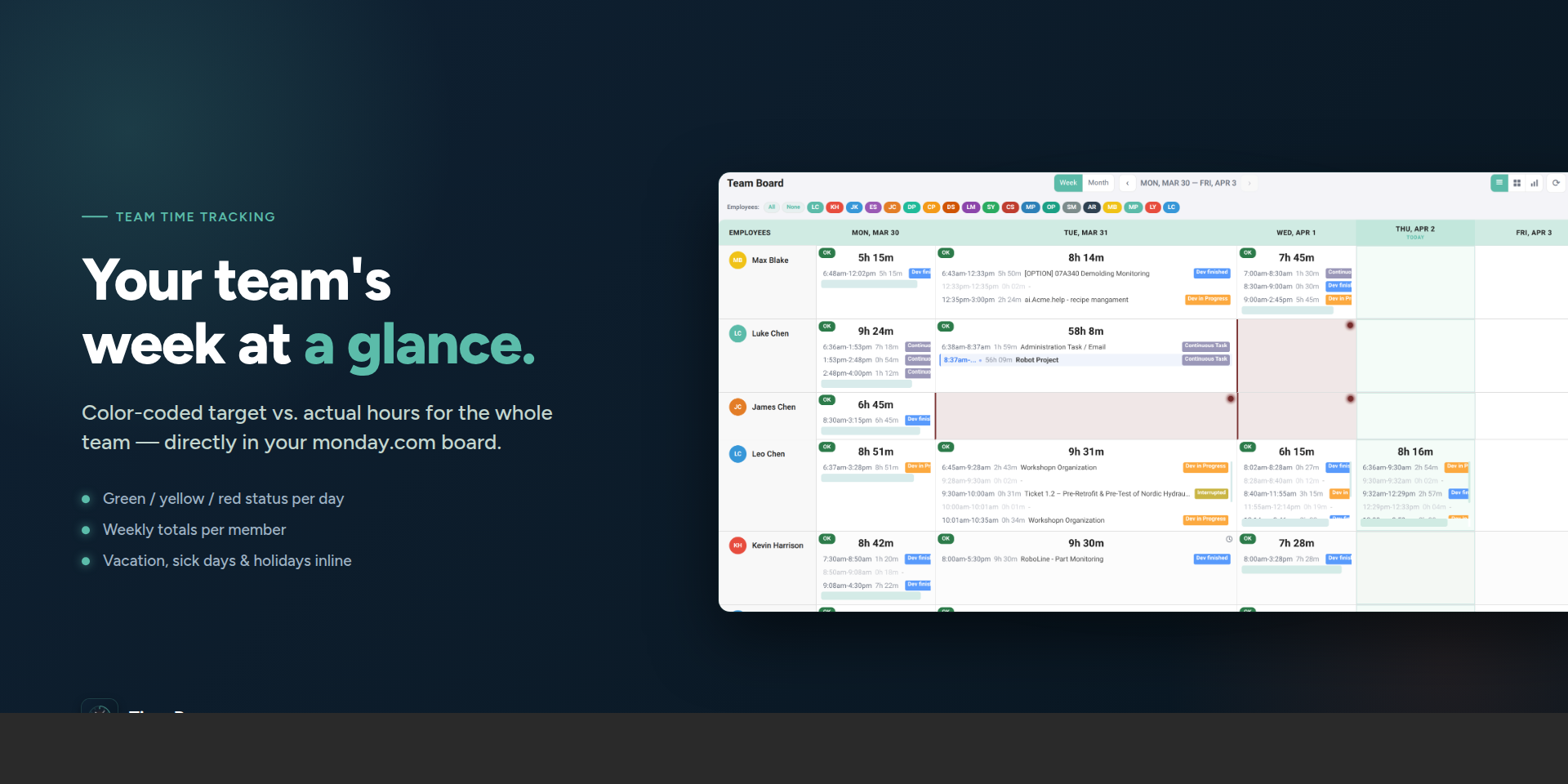 Team Time Tracking